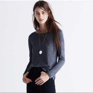 Madewell Anthem Boatneck long sleeve tee